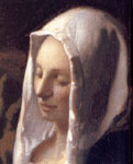 Woman Holding a Balance by Johannes Vermeer